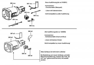Schalter (Umbausatz) für Lamello Classic C2 (L45)