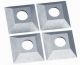 Hartmetall Wendemesser Satz für FLEX F1109 Rinnenträger-Einlassfräse RFE 40 18.0-EC